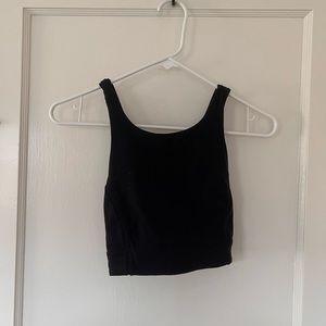 Lululemon black high neck bra top